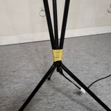 Tripod floor lamp 3 lights vintage, 50-60s