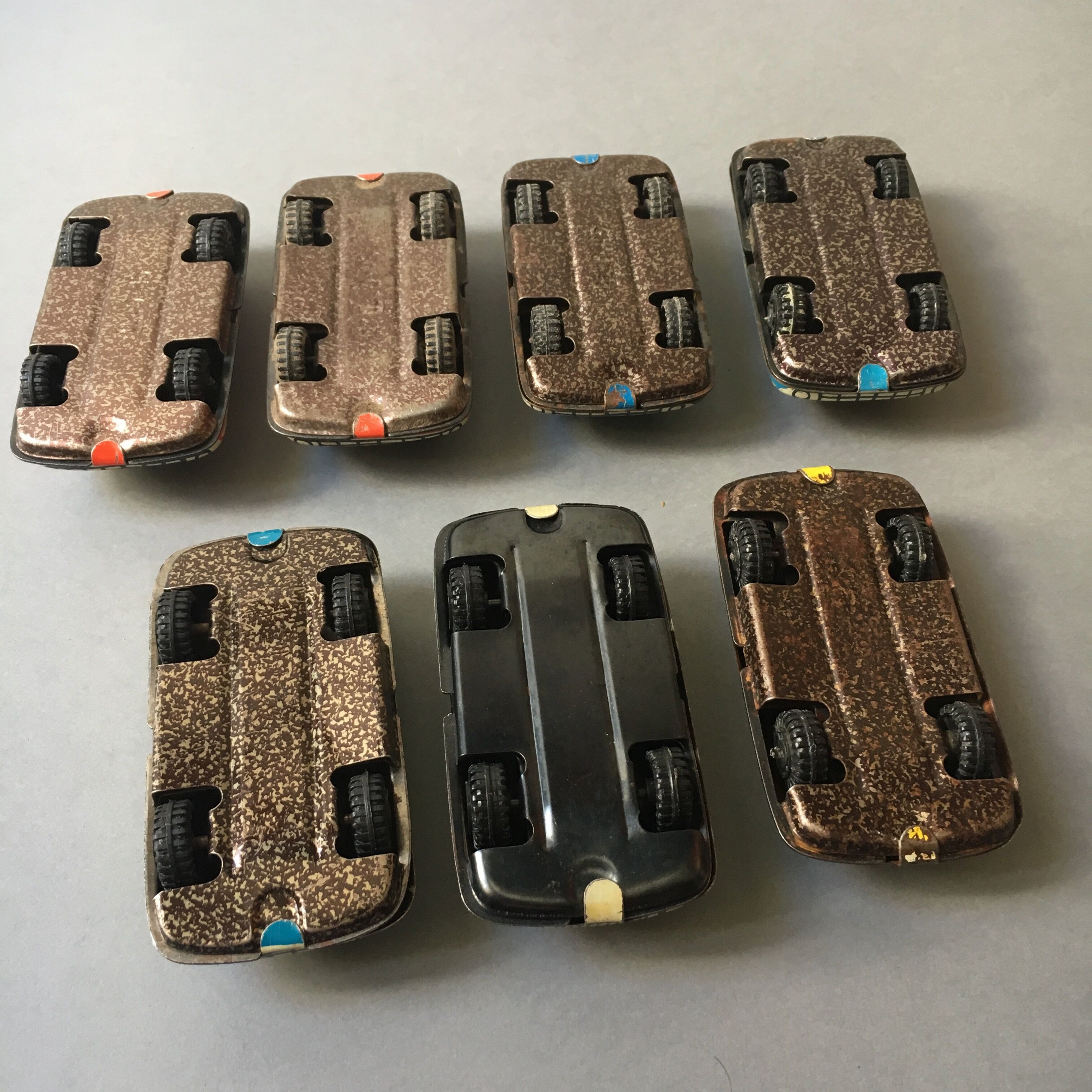 Lot old soviet toys reduced models "emergency"