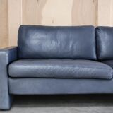 Vintage Conseta Sofa in Blue Cor Leather