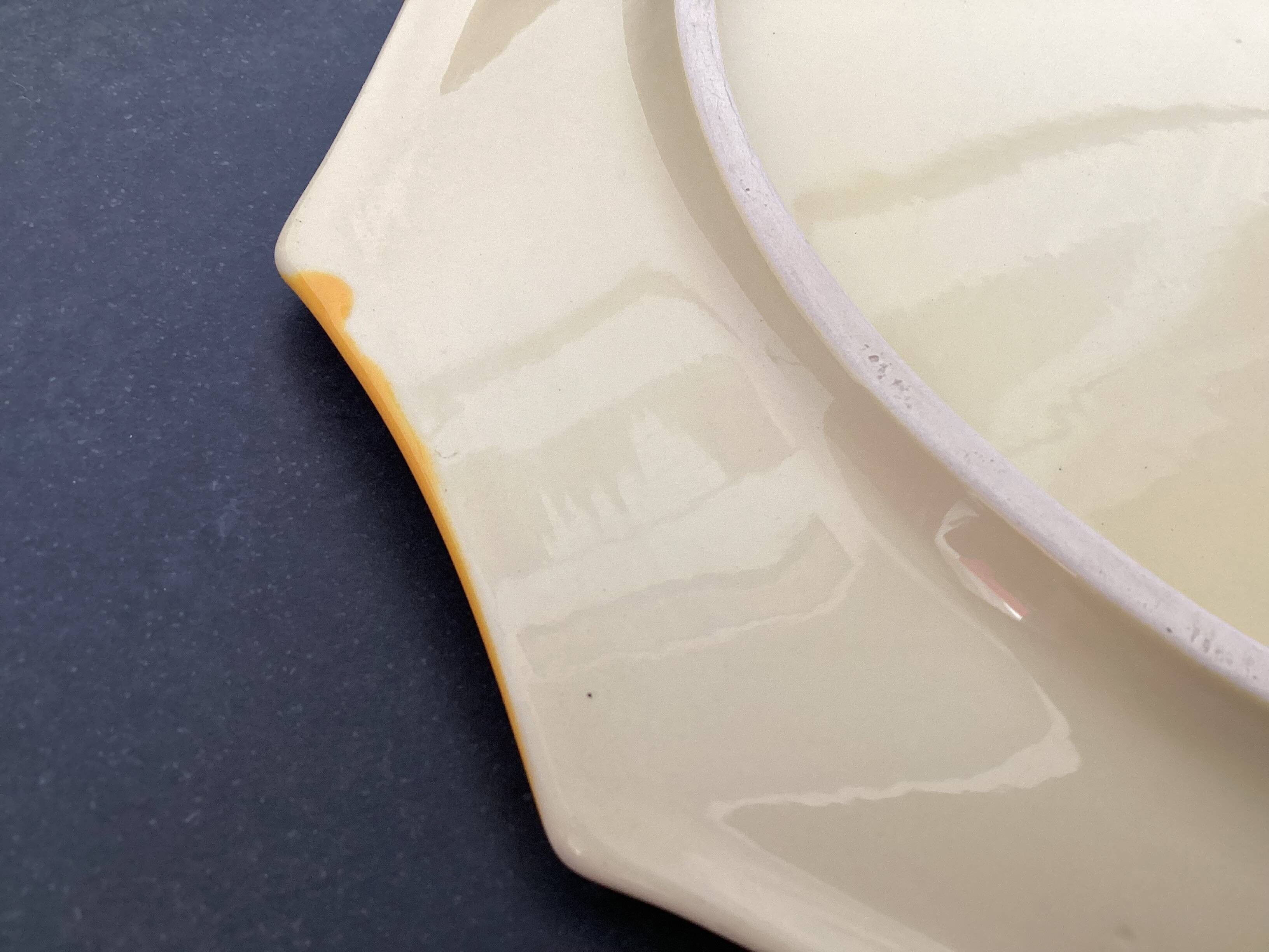 Ceramic cake dish Verceram, 1950s-60s