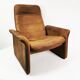 Leather armchair, De Sede, Switzerland, 1970s