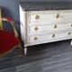 Louis philippe patinated chest of drawers