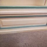 Library curved late nineteenth patina