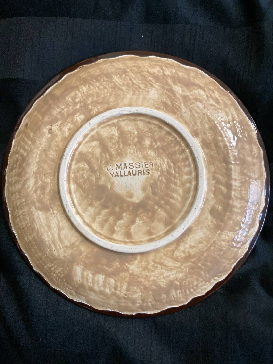 Old Vallauris plate Jerome Massier