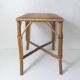 Ancienne table d'appoint en rotin