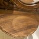 Carved mirror with integrated shelf