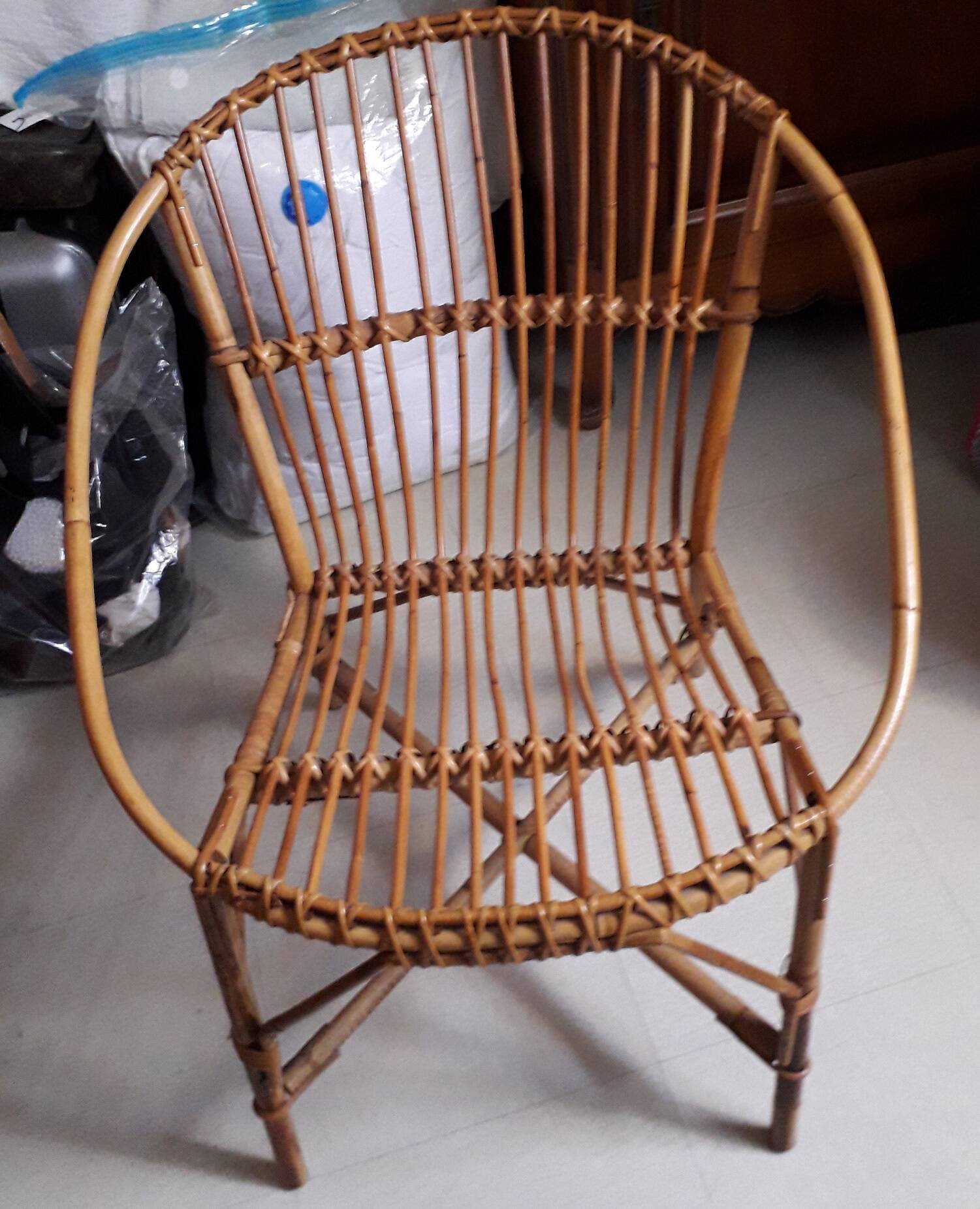 Rattan chair or armchair