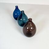 Midcentury set of 3 bird bottles/vases by Timo Sarpaneva Iittala