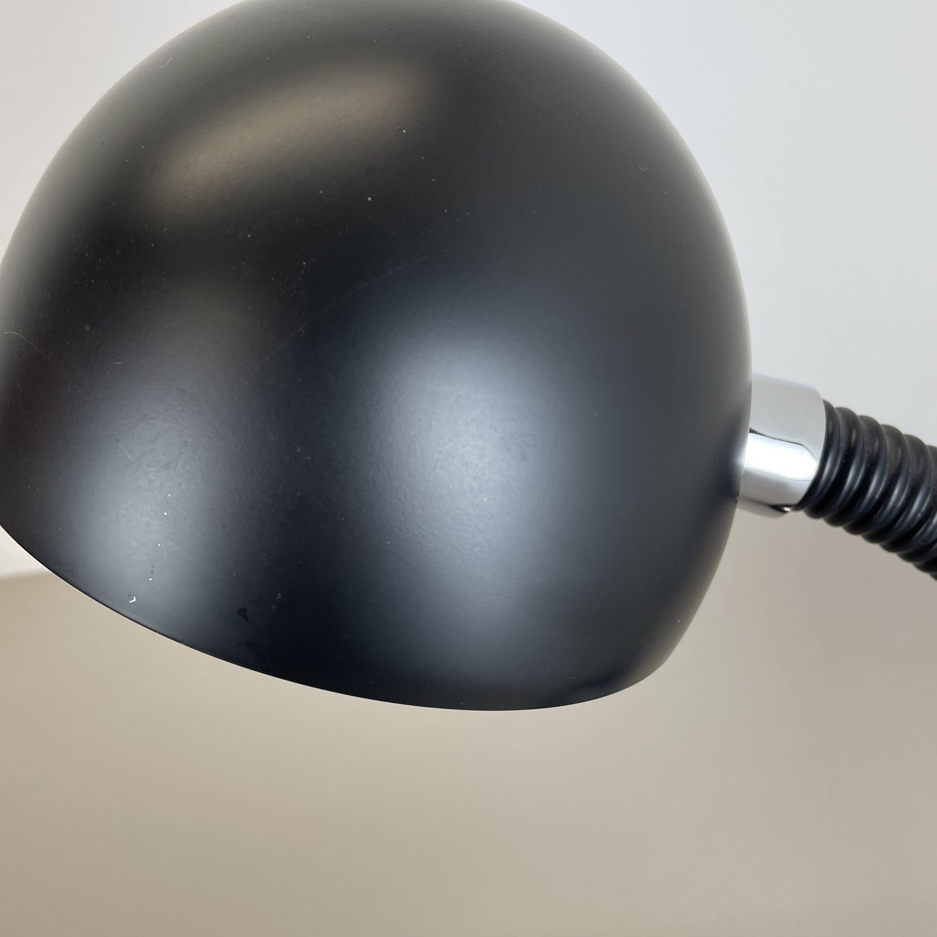 Modernist space age metal table light by hillebrand leuchten, germany, 1970s