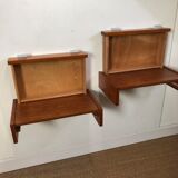 Pair of wall bedside tables