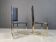 Vintage brass dining chairs set of 6 - 1970s
