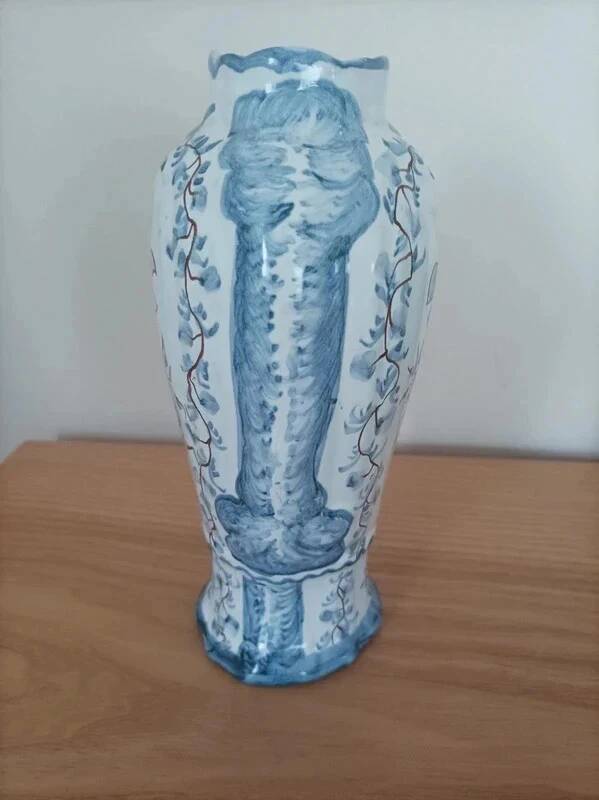 Antique vase signed