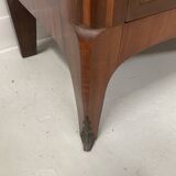 Commode de style Transition en acajou et bois de rose, XX siècle