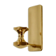 1988, single mid-century Swedish brass sconce by Gusum