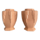 Pair of Art Deco Orchies Moulin des Loups vases circa 1930