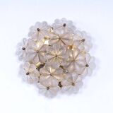 Lampe fleur en cristal Ernst Palme, années 1970