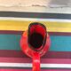 Former red ceramics pitcher - anse cuisine 70s vintage