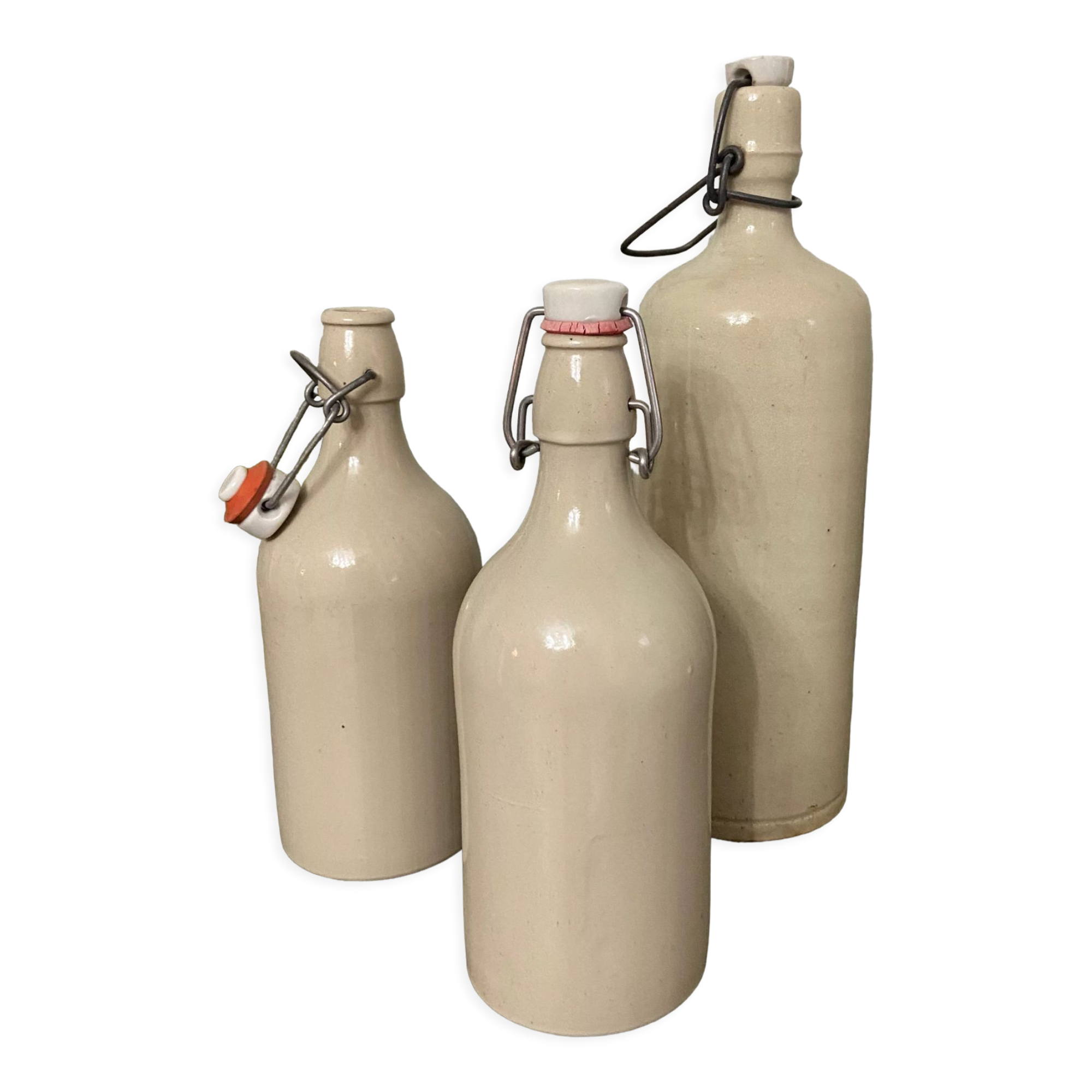 Antique ceramic bottles