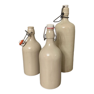 Antique ceramic bottles