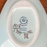 Small oyster or Danish sauce plates from the mid-century by Beth Breyen for Royal Copenhagen, set of 4.