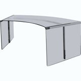 Galotti & Radice desk, President Senior model, 210x106x74, 1970-80