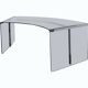 Galotti & Radice desk, President Senior model, 210x106x74, 1970-80