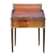 Elegant and rare Louis XVI period mahogany cylinder desk