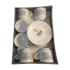 Arcopal coffee set 6 cups et 6 saucers pattern bird and ibiscus