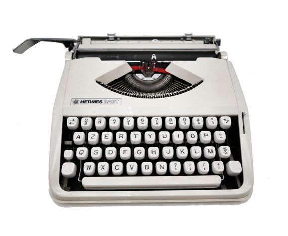 Hermes Baby Beige Cursive Typewriter Revised New Ribbon Selency Hermes Baby Beige Cursive Typewriter Revised New Ribbon Selency
