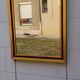 Black and gold art deco contemporary mirror - 81.5cm x 61.5cm