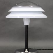 Mid-Century Chrome Table Lamp by Zukov, 1970s