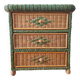 Wicker chest of drawers, 1970s-80s