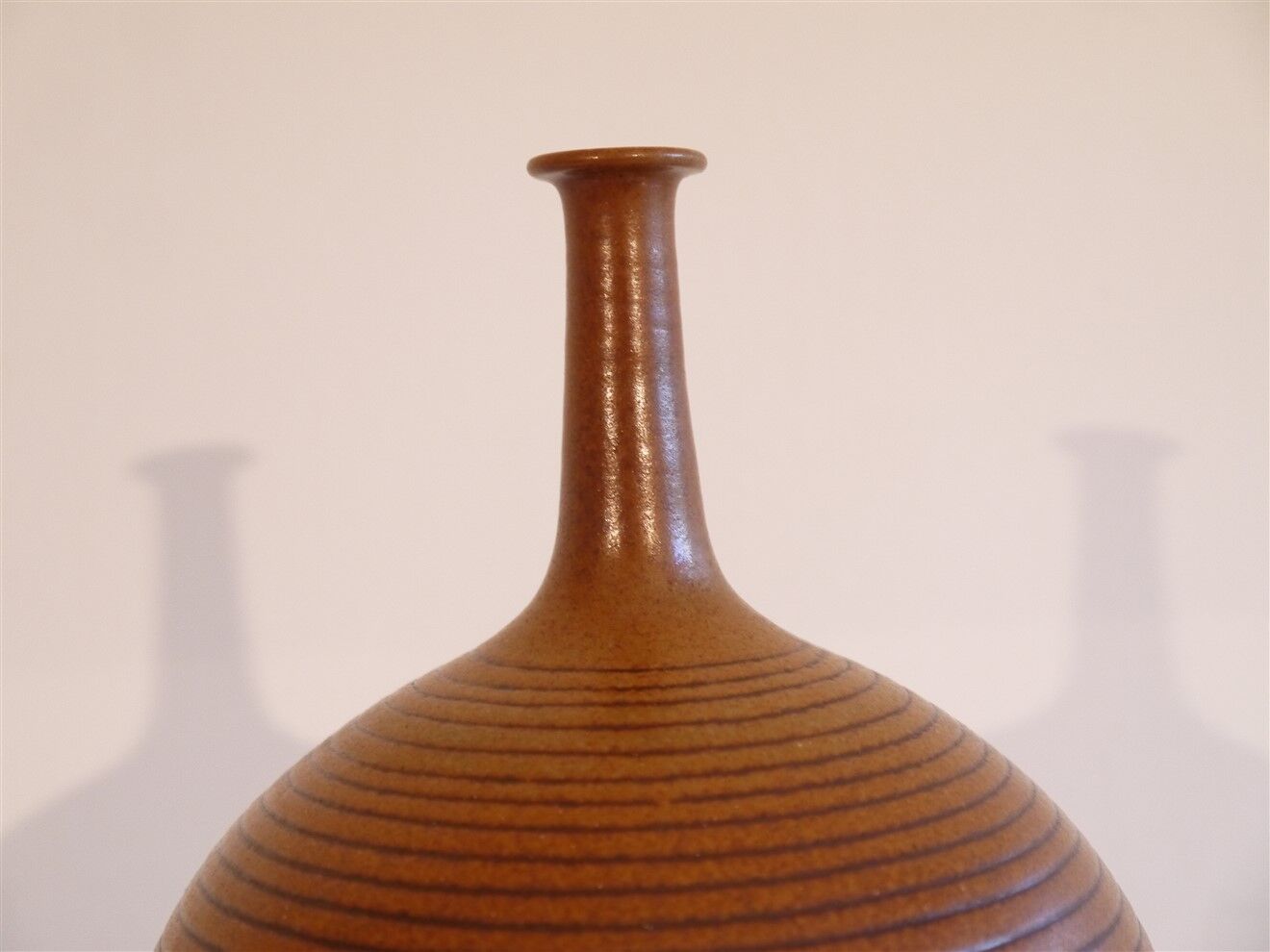 Vintage ceramic ball vase by Joan Carillo 1970