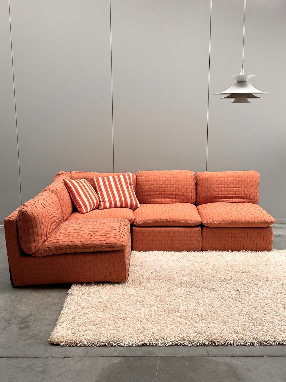 Canapé modulaire Cento per Cento, De Pas, d'Urbino et Lomazzi, Zanotta, Italie, années 70