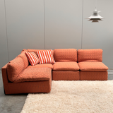 Canapé modulaire Cento per Cento, De Pas, d'Urbino et Lomazzi, Zanotta, Italie, années 70