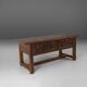 Table, console espagnole antique en chêne sculpté, XVIIIe siècle