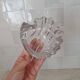 Vide-Poche coquillage en verre transparent