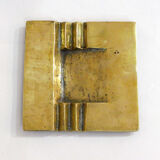 Stylized ashtray gilded bronze
