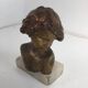 Bronze child bust of Jean Marie Camus