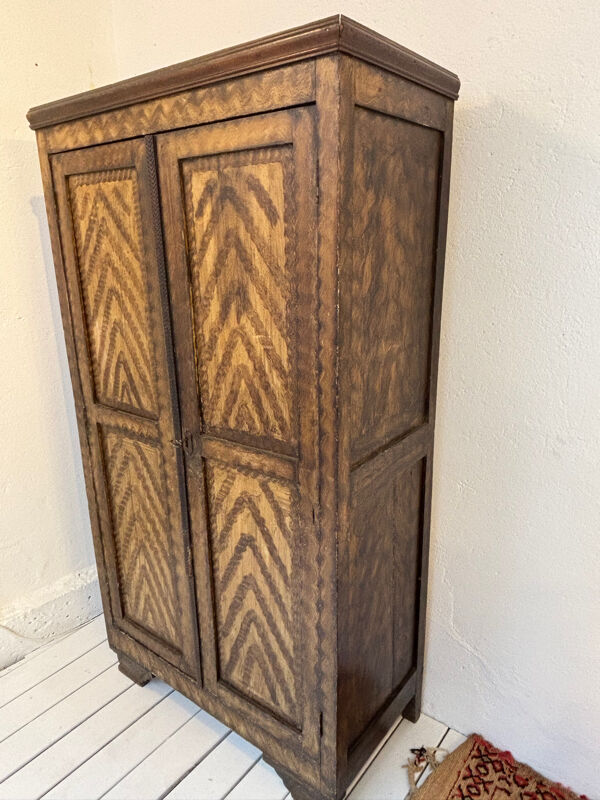 Petite armoire XIXeme patinée