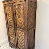 Small 19th-century patinated wardrobe