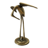 Vintage brass crane