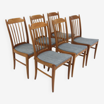 Set de 6 chaises scandinave "Nya Guldheden", Carl Malmsten, Suède, 1960