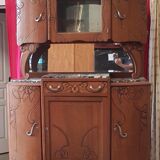 Vaisselier buffet 2 corps années 40