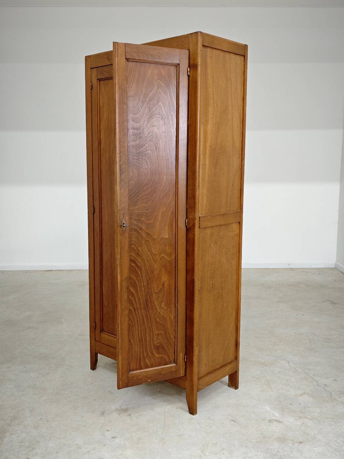 Parisian wooden wardrobe in country style