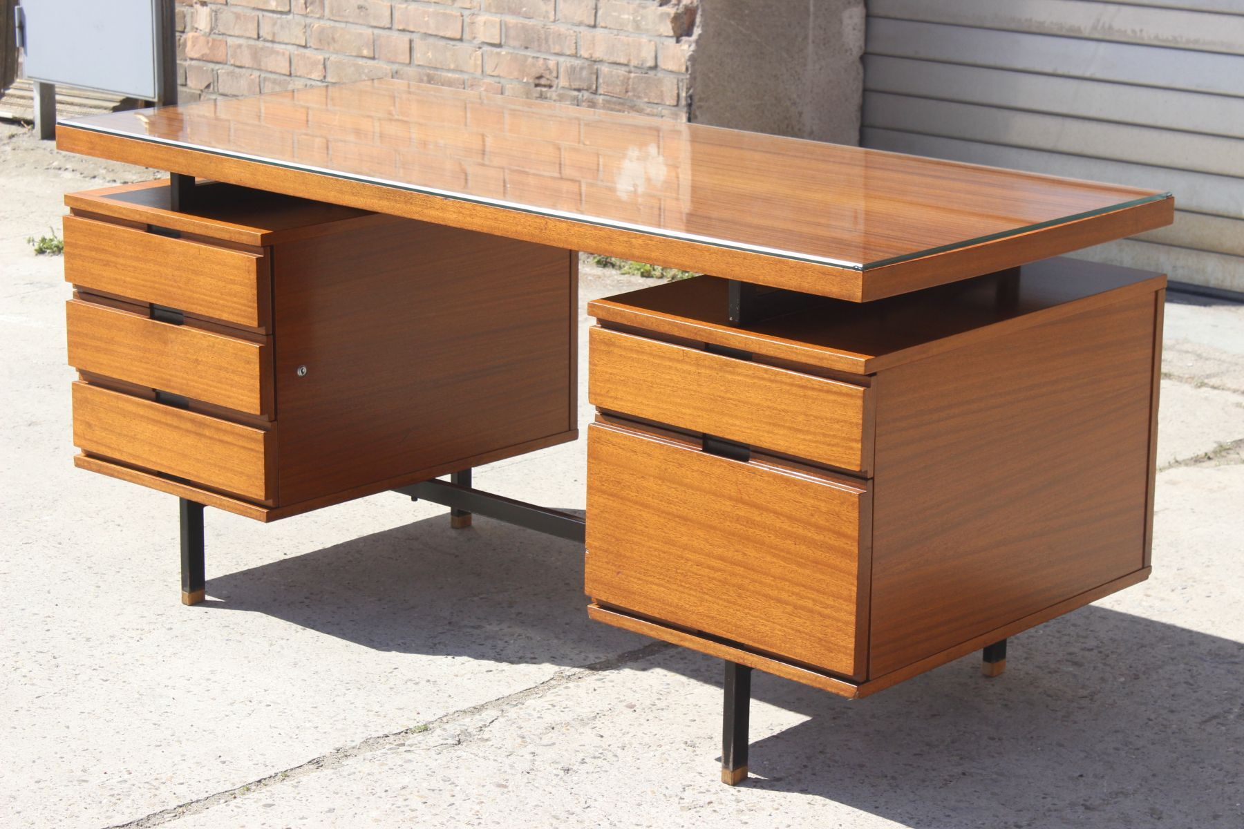 Office president by Pierre Guariche for Huchers Minvielle, France, 1950s