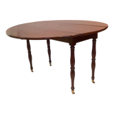 Table ronde acajou