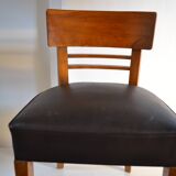 Chair 1940, cherry and leather