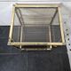 Brass and smoked glass side table from the 70s