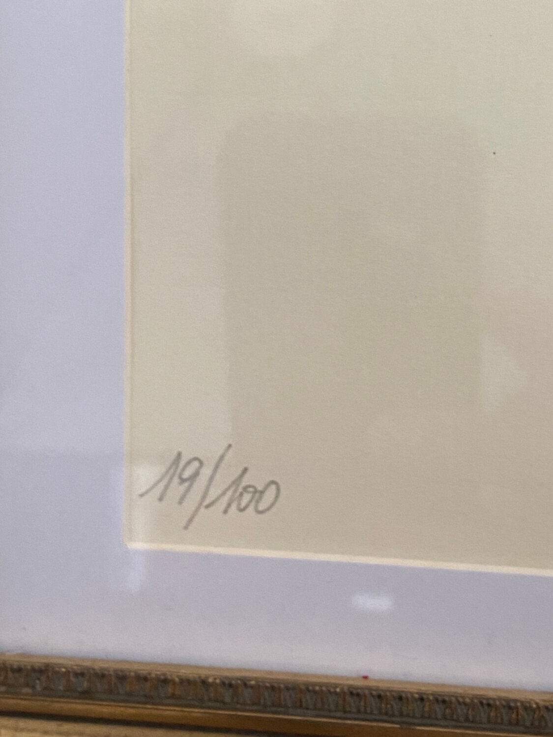 Numbered Jean Cocteau screen print